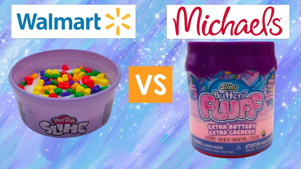 Walmart VS Michaels Slime REVIEW!!