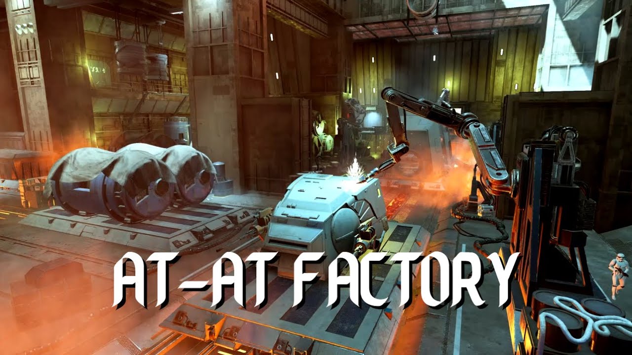 Star Wars Ambience - AT-AT Factory (industrial sounds, no music)