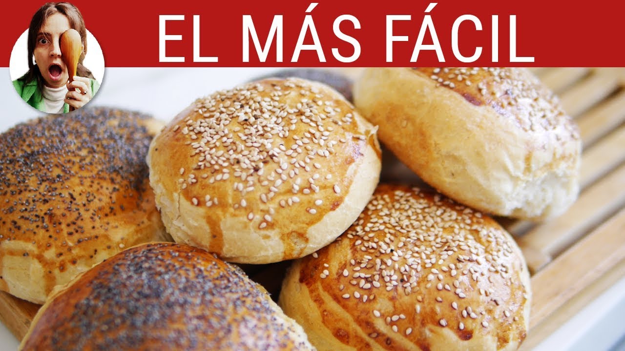 PAN DE HAMBURGUESA FÁCIL 🍔💥