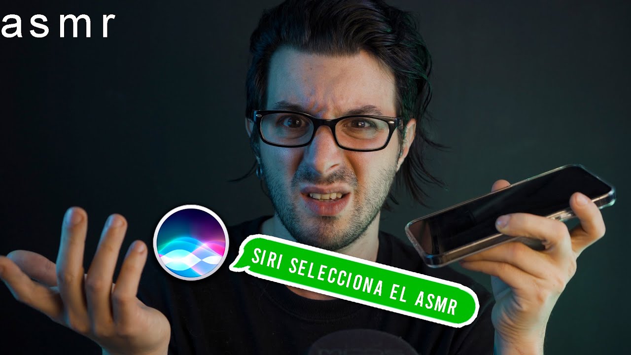 ASMR MI TELEFONO ARMA EL VIDEO (Siri selecciona el asmr) - Sleepy Tingles