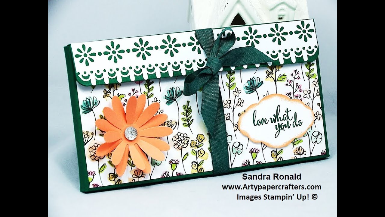 Pencil Case Style Gift Box - SandraR Stampin' Up! Demonstrator Independent