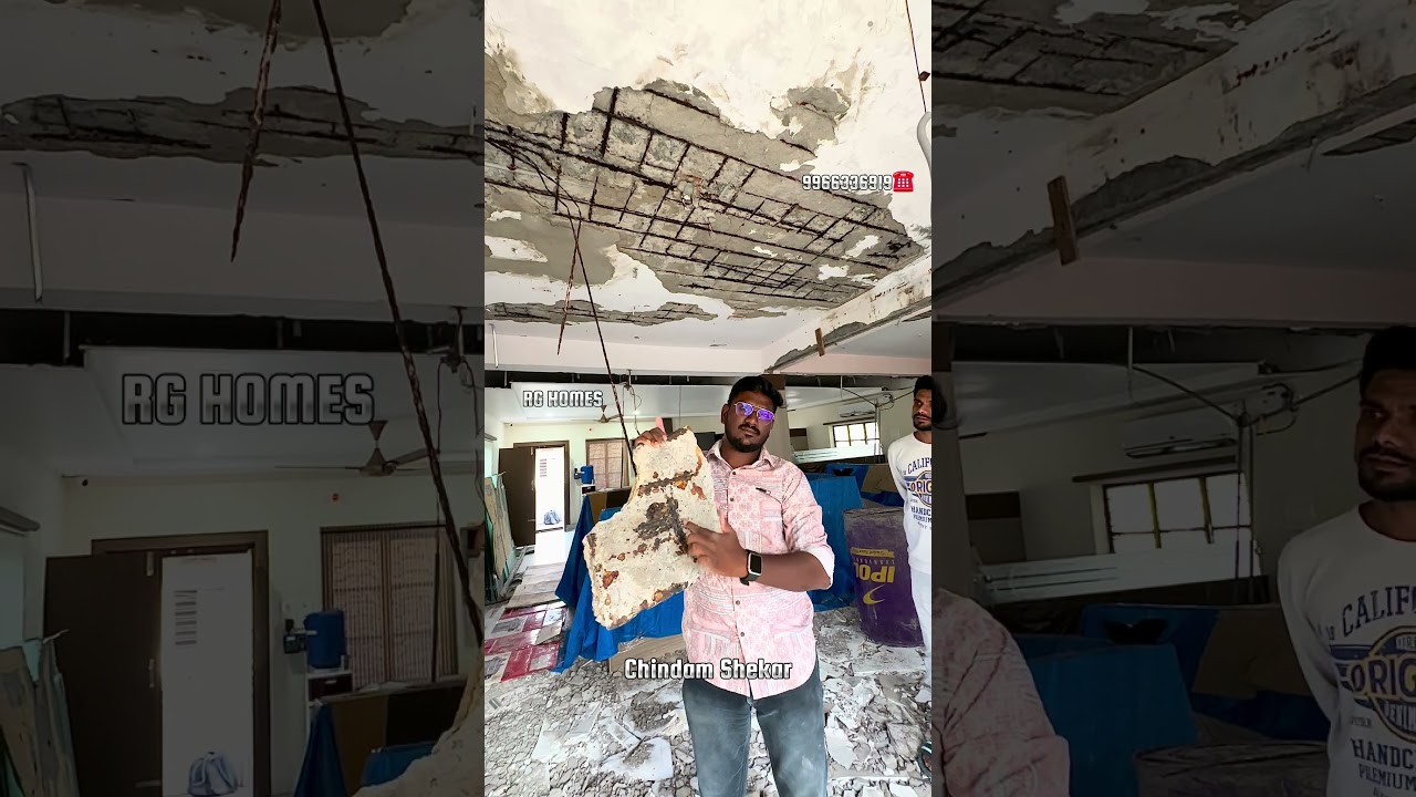 &ldquo;💥 Damaged ceiling? We make it STRONGER than NEW 🛠️🏗️ #CeilingRepair #StructuralStrength&rdquo;