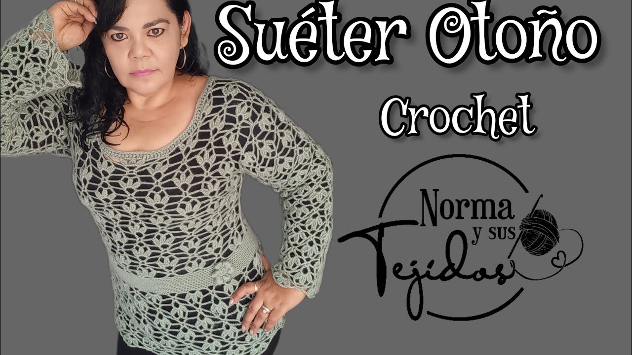 Suéter Otoño a Crochet parte 2 