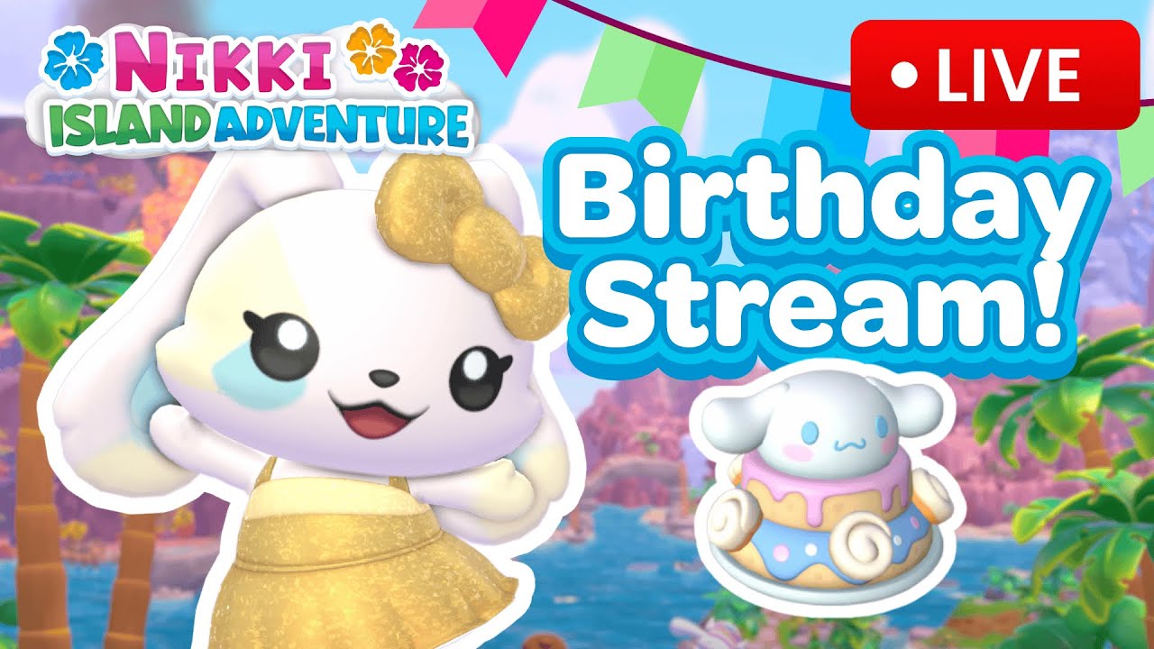 Let's Have a Birthday Party in Hello Kitty Island Adventure! 🎈✨