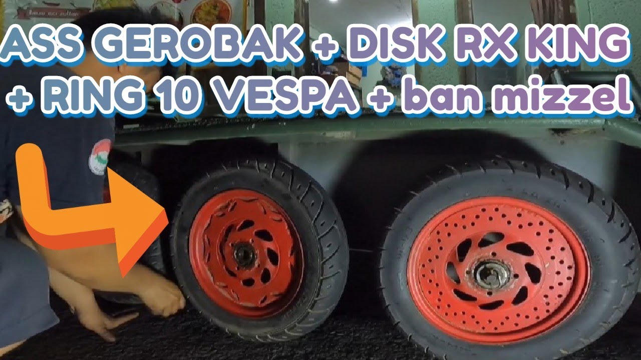 TROMOL DISK RX KING ASS GEROBAK DI VESPA TANK