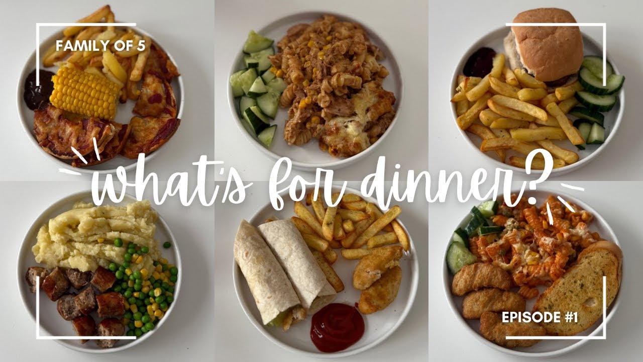 WHAT’S FOR DINNER? #1 | quick & easy | UK family of 5