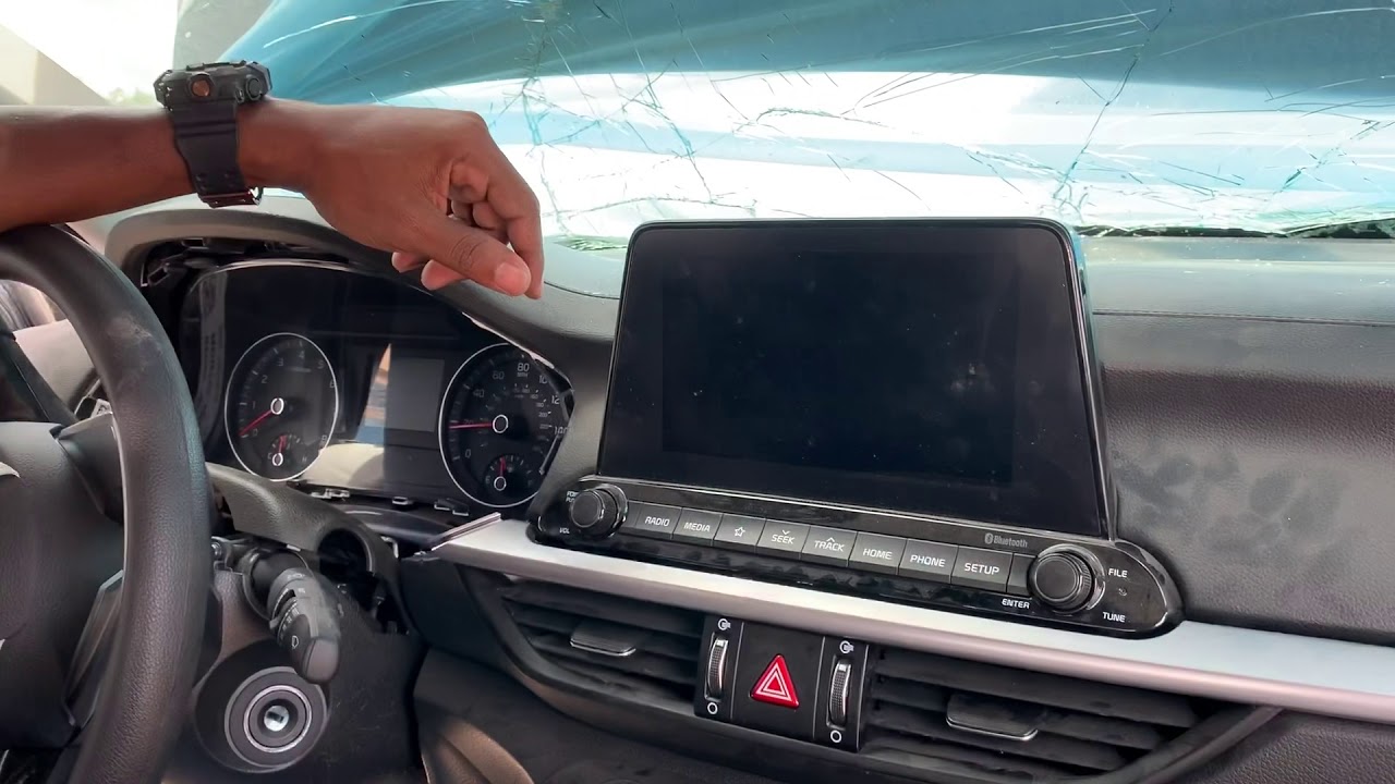 2020 Kia Forte Radio Display Screen Removal