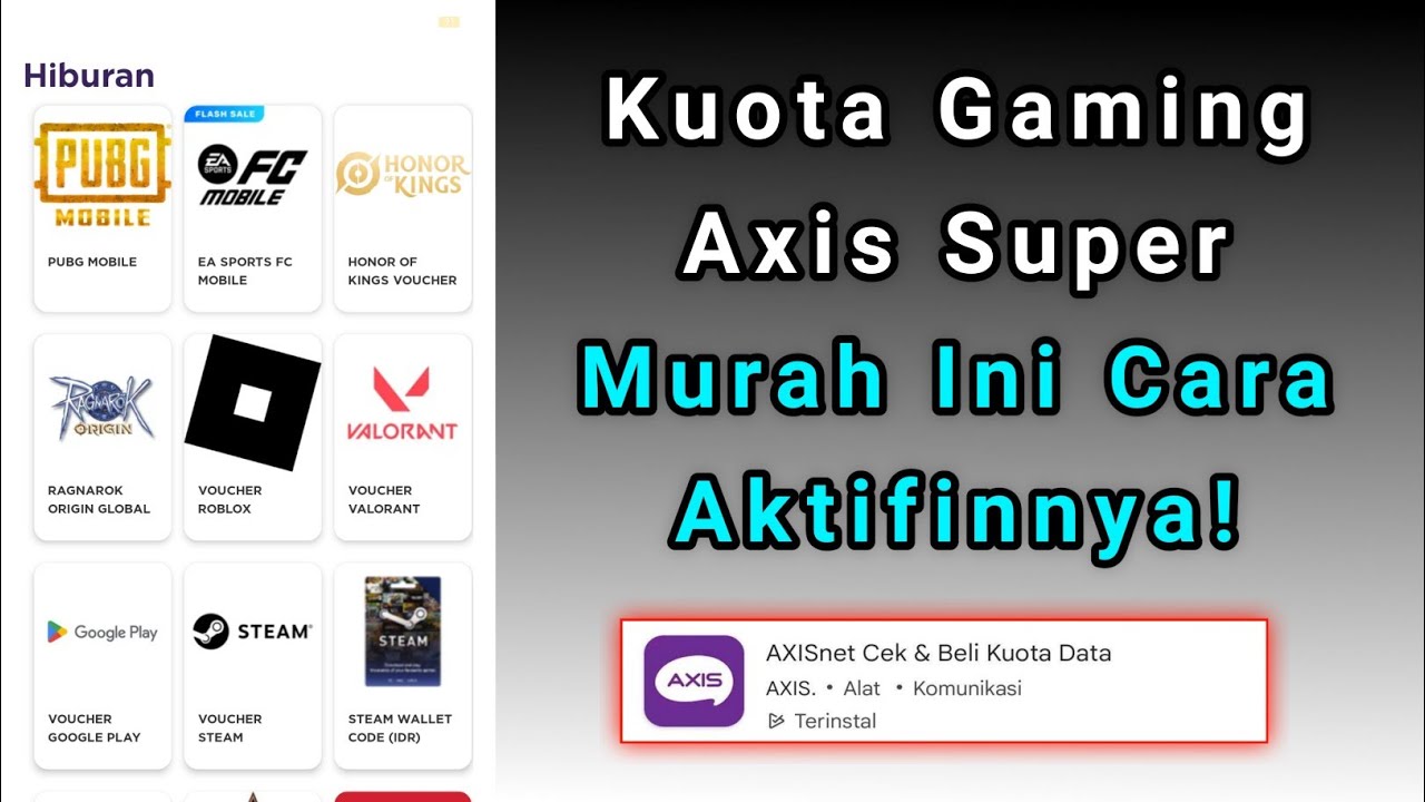 Cara Beli Paket Game Axis