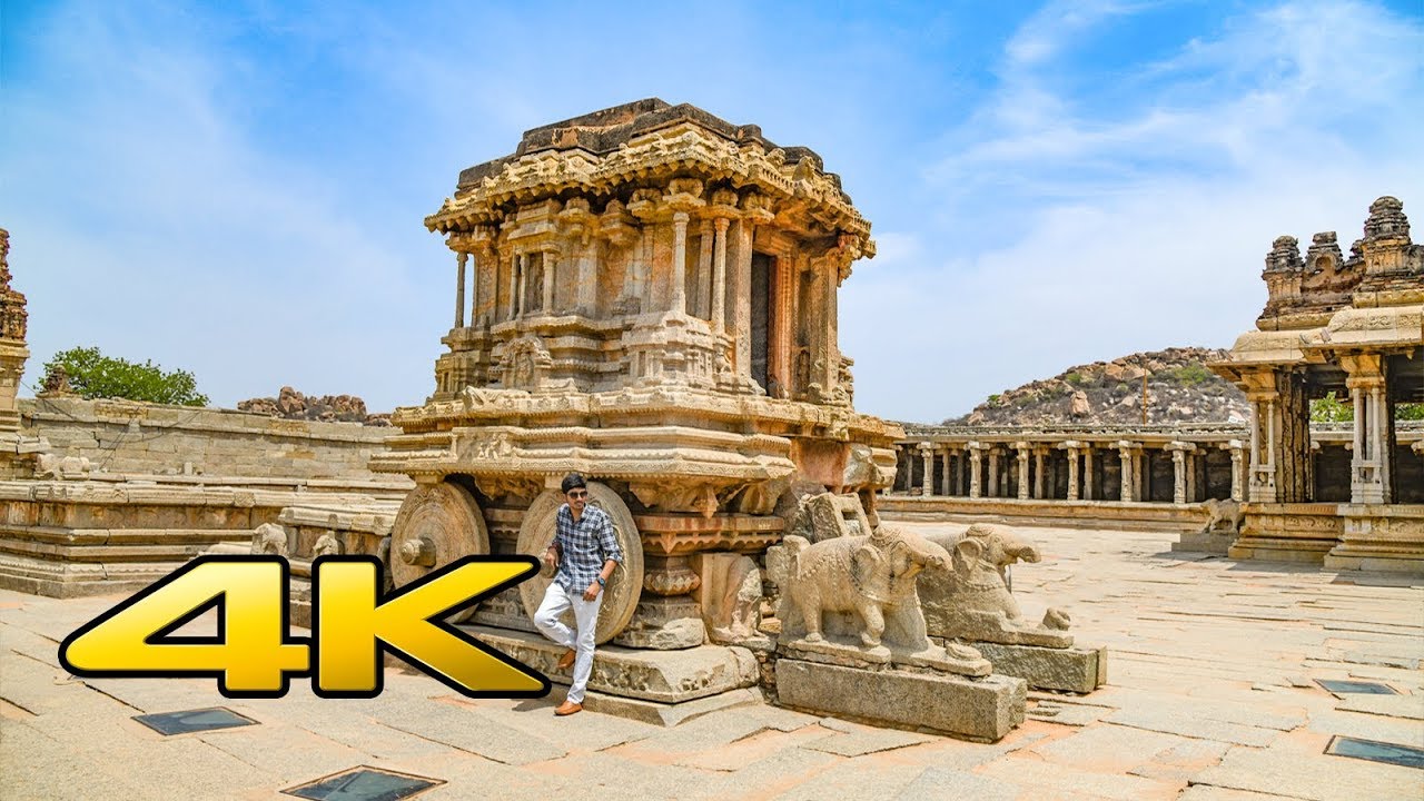 The ruins of hampi ,temples in karnataka ,india 2019