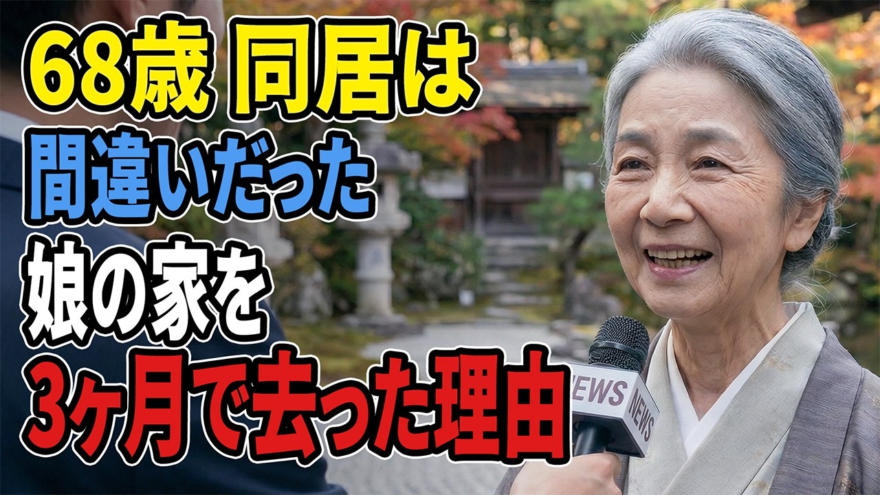 【現実の話】76歳・年金7万円。娘夫婦と暮らして3ヶ月…私が静かに家を出た夜のこと#シニア #老後 #70代 #実話