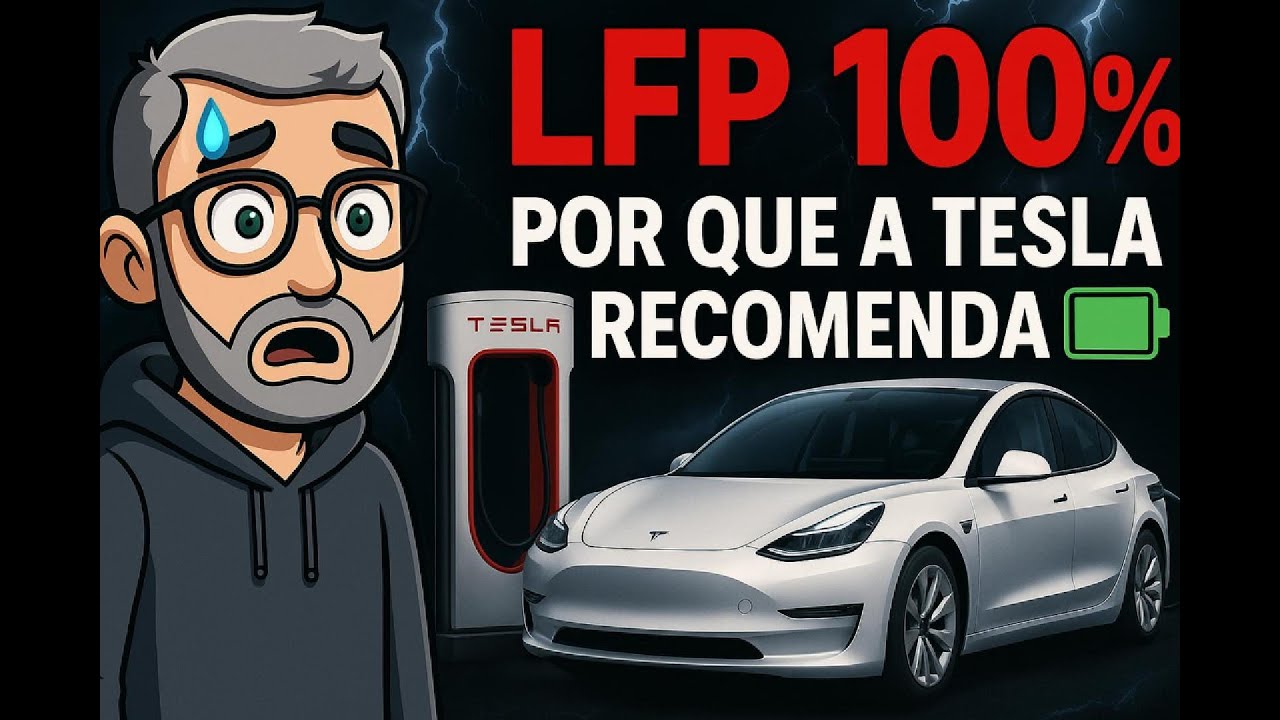 Carregar Tesla LFP a 100%: O que a Tesla Recomenda e Porquê