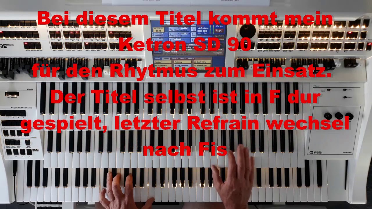 Komm auf das Schiff meiner Träume - Bata Illic - Ay No Digas Cover an der Wersi Louvre & Ketron SD90
