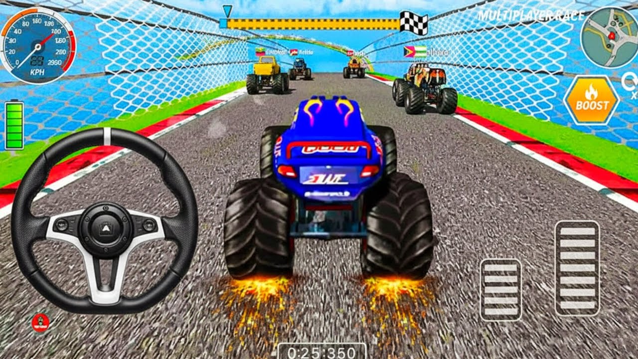Ultimate Monster Truck Mega Ramp Impossible Driver | GT Car Stunt Master | Android Gameplay