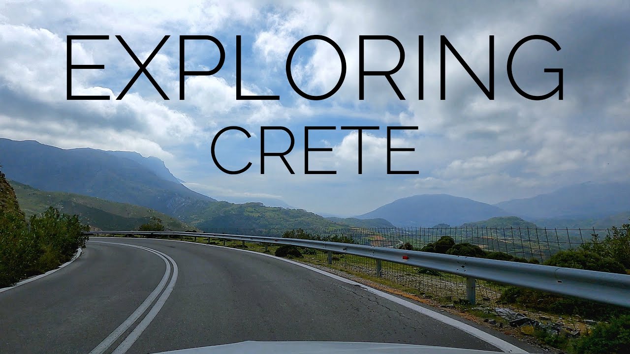 4K Exploring The Island Of Crete By Car