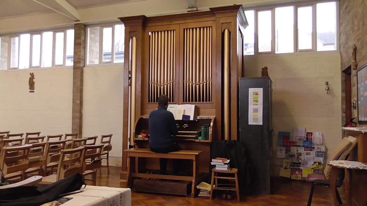 Compton 'Miniatura II' pipe organ - demonstration of stops