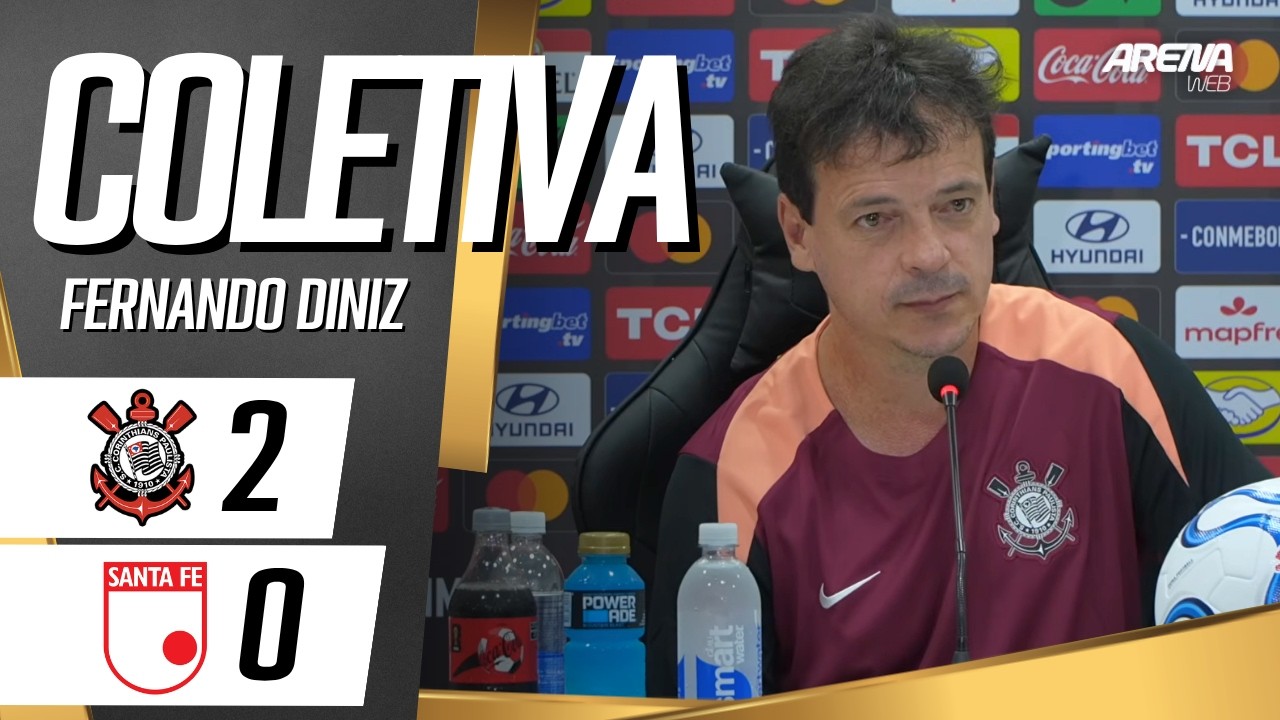 COLETIVA FERNANDO DINIZ | AO VIVO | Corinthians x Santa F&eacute; - Libertadores 2026