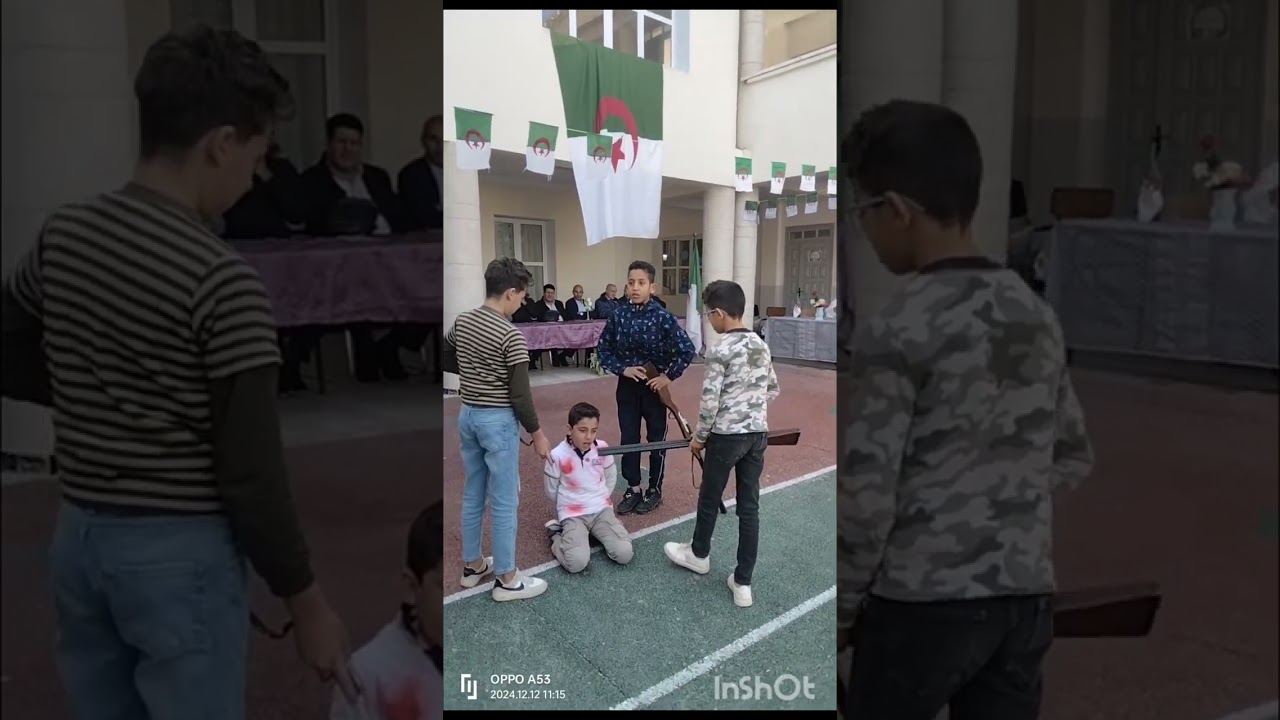 حين بكى الوطن… عرض مسرحي يجسد آلام الاستعمار @مدرسة الشهيد ريال محمد بن سعيد 