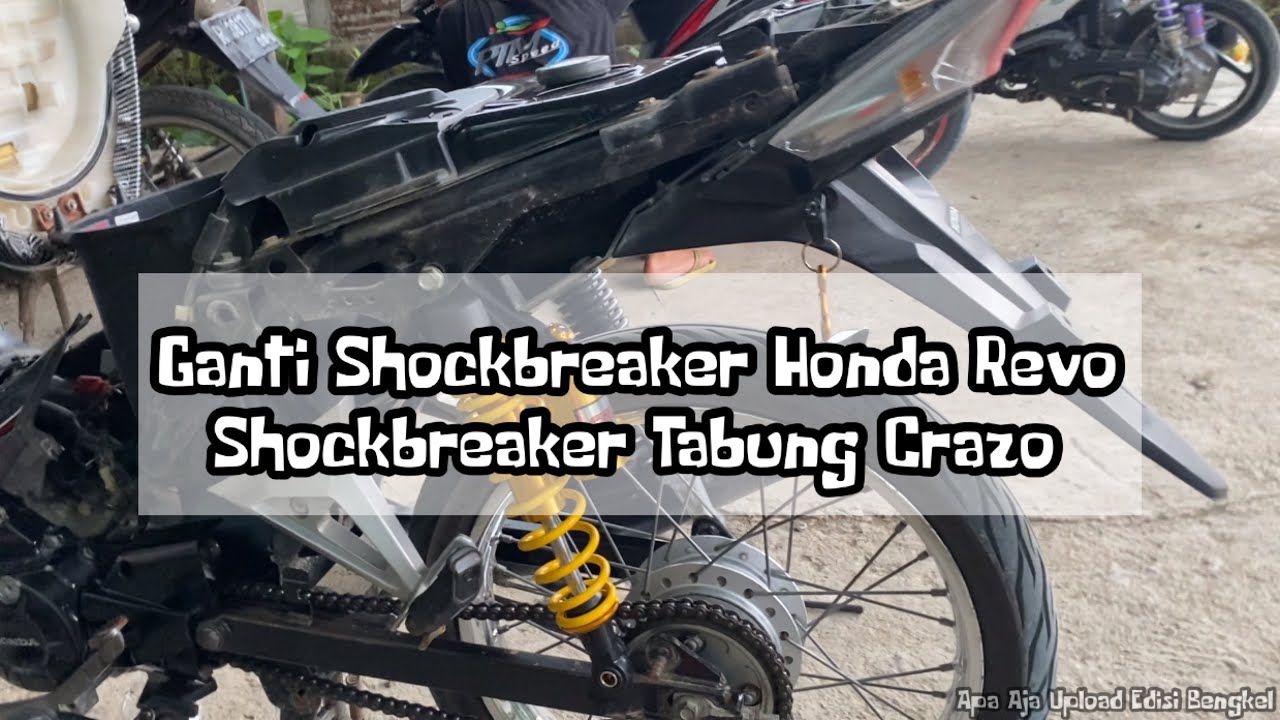 Ganti Shockbreaker Motor Honda Revo Punya Mas AA Bargo Di Bengkel PTM Gunungtelu