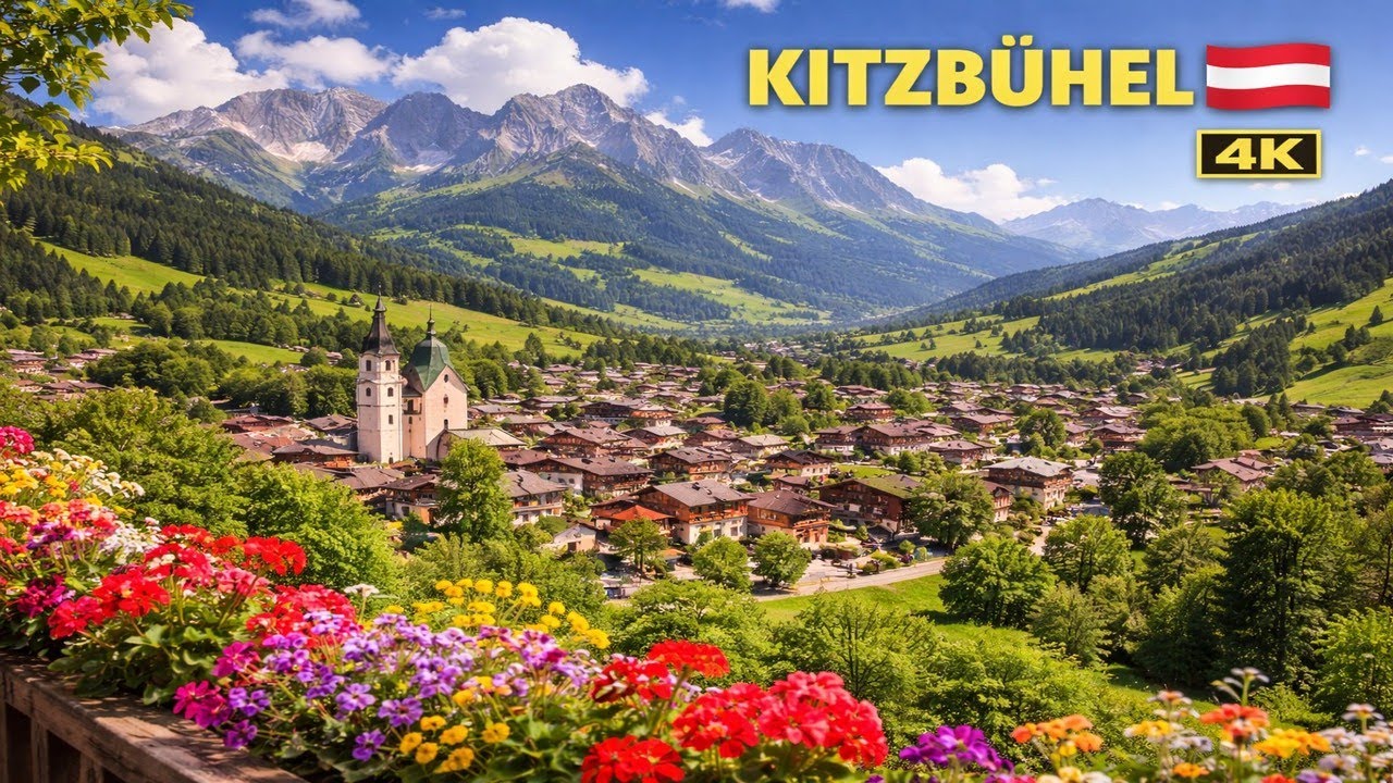 Walking Tour of Kitzbühel, Austria 🇦🇹 | 4K Ultra HD City Stroll