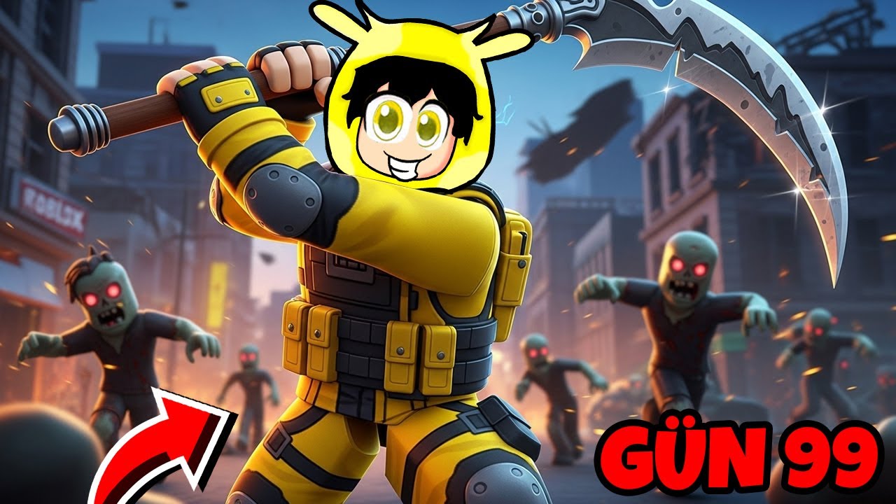 Roblox'ta ZOMBİ SALGININDA 99 GECE!