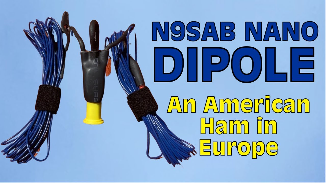 I Put Up a Dipole - N9SAB Rugged Nano QRP Antenna