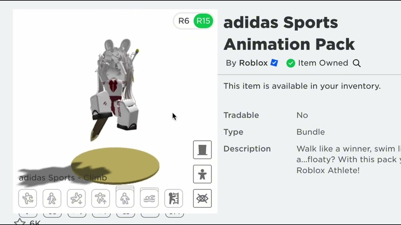 5 adidas Sports Animation Pack easter eggs in Roblox