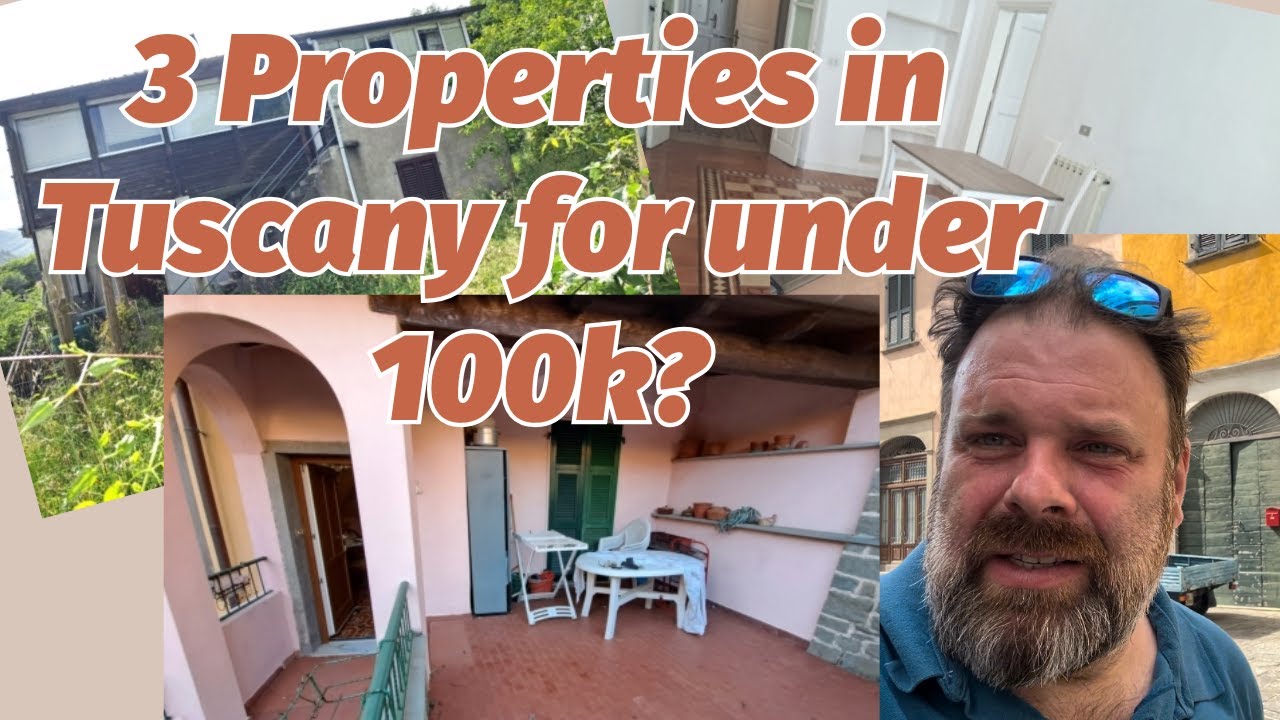 Tuscan Property  for under 100k&euro;? 3 very different homes you can buy today - August 2024