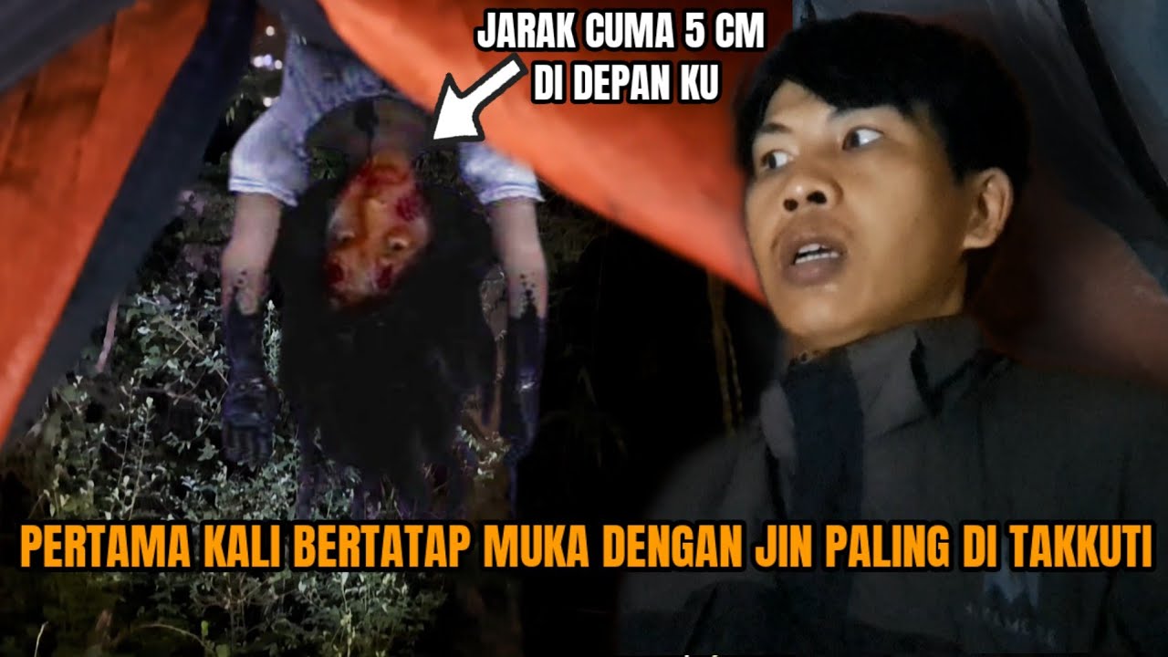 CAMPING HOROR: ASTAFIRLLAH HANYA BERJARAK 5 CM MUKA HANCUR BAU AMIS HANTU MUKA BELAH DI DEPANKU