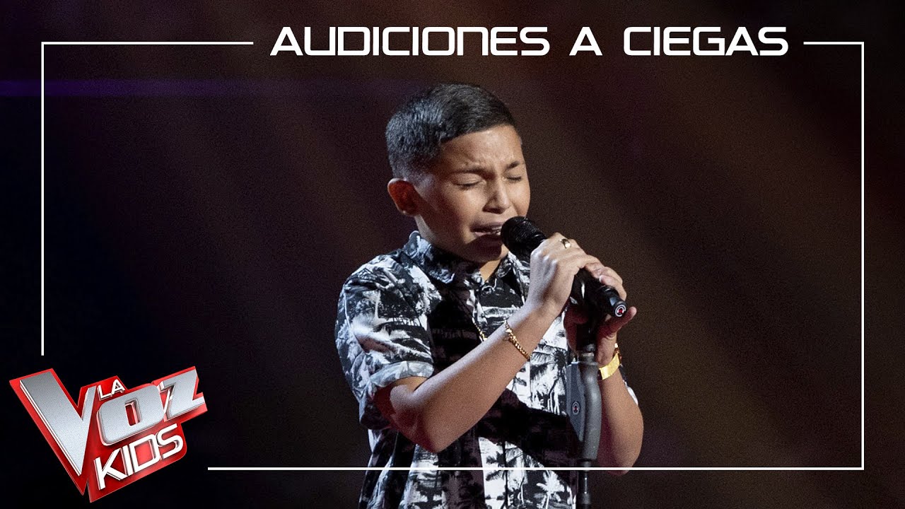 Christian Losada canta 'La azotea' | Audiciones a ciegas | La Voz Kids Antena 3 2022
