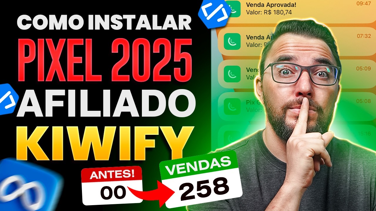 Como Instalar o Pixel do Facebook na Kiwify (Atualizado 2025) e Aumentar Suas Vendas