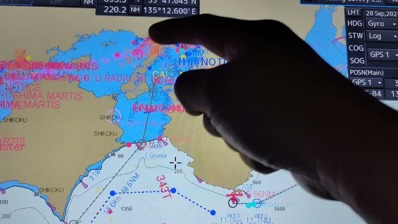 HOW TO CONNECT ROUTE TO ROUTE ON JRC ECDIS