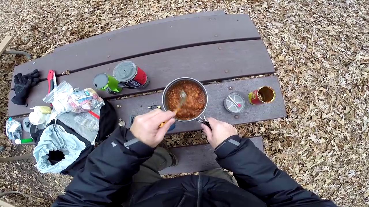 MSR Windburner stove using a Modified Jetboil pot stand