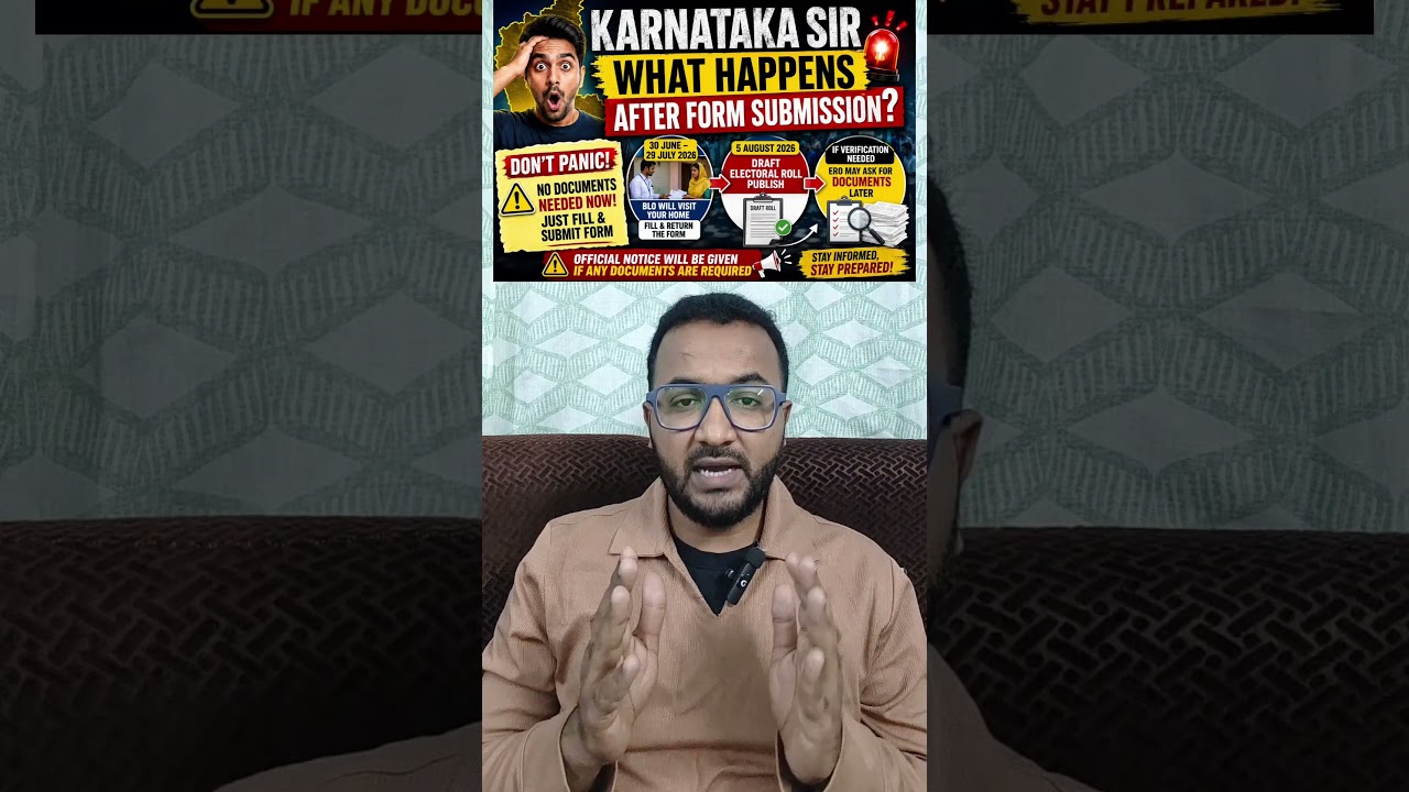 Karnataka SIR 2026 | BLO Home Visit Process Explained | No Documents Needed Now? | ERO Verification