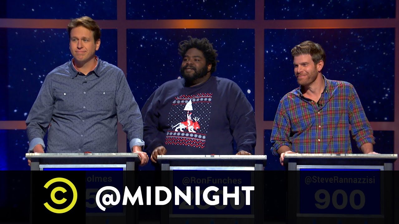 Pete Holmes, Ron Funches, Steve Rannazzisi - Vine-Os - @midnight w/ Chris Hardwick