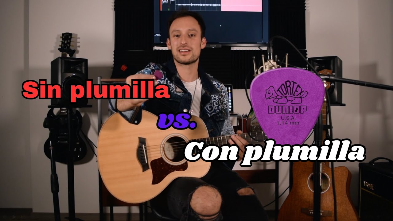 Curso Gratis para Tocar la Guitarra - 7) Tocar Con Plumilla vs. Sin Plumilla