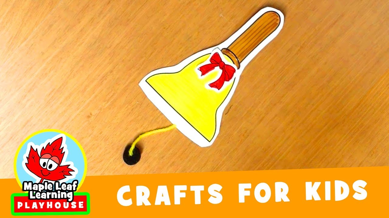 Christmas Bell Craft for Kids | Maple Leaf Learning Playhouse