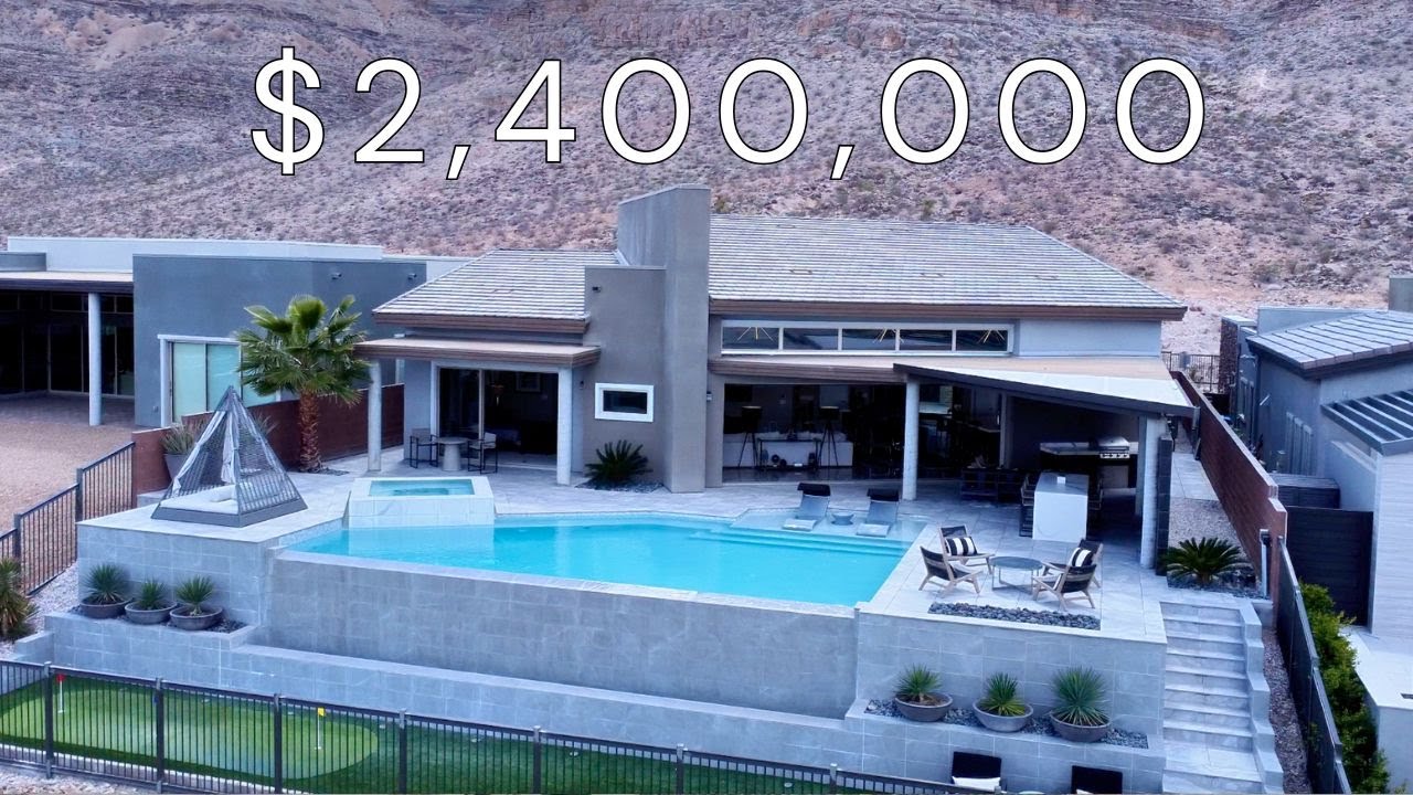 Inside a $2,400,000 Las Vegas Luxury Home with Strip Views!