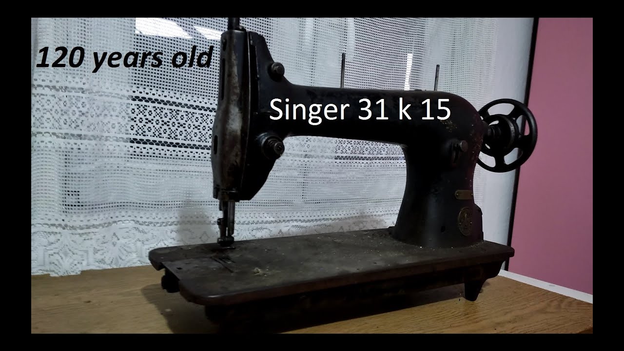 Restoration Sewing machine - 120 years old Singer 31 k 15 - Very Stuck - Repair sewing machine