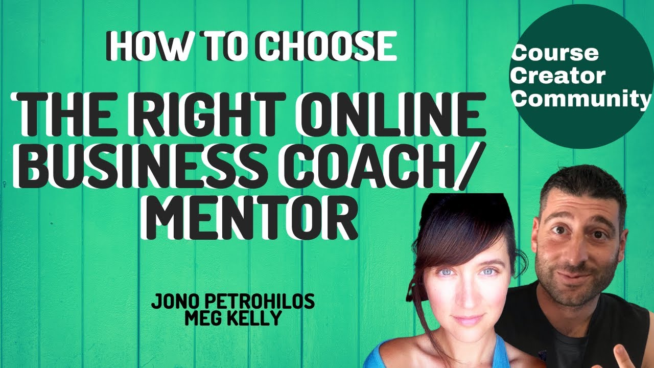 How to chose the right online business coach / mentor with Megan Kelly!