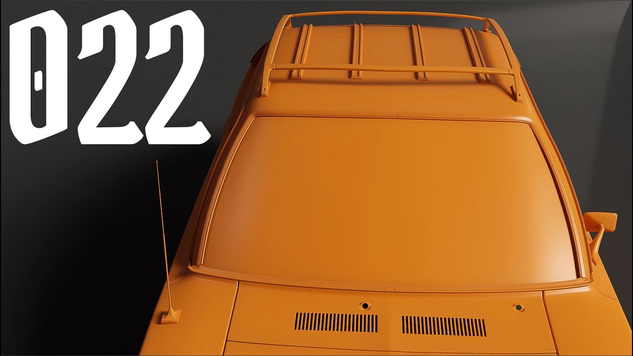 Car Modeling 022, Roof Rack