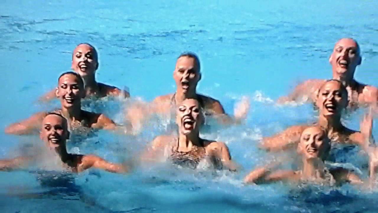 Synchronize swimming live @ rio 18-08-16