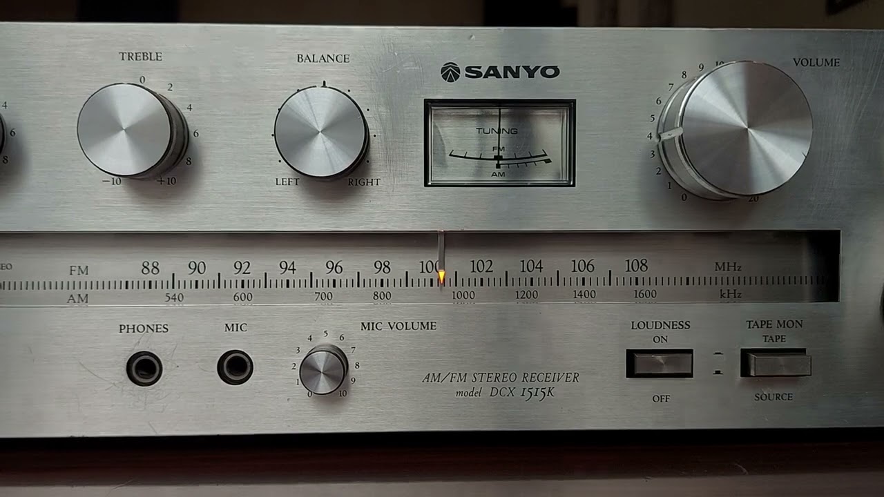 Sanyo DCX 1515K Fm/Am Stereo Receiver