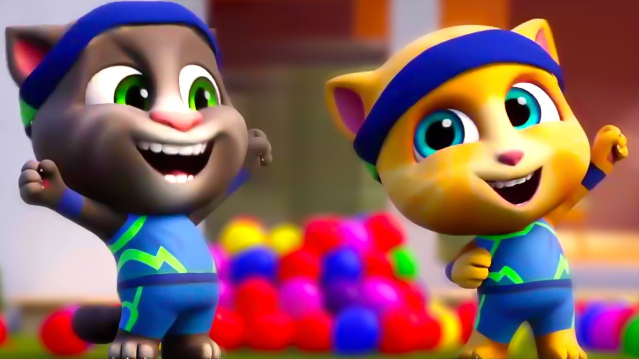 Talking Tom Shorts 🥇 Backyard Olympics… But Someone Cheats! 😼 Kids Shows & Cartoons
