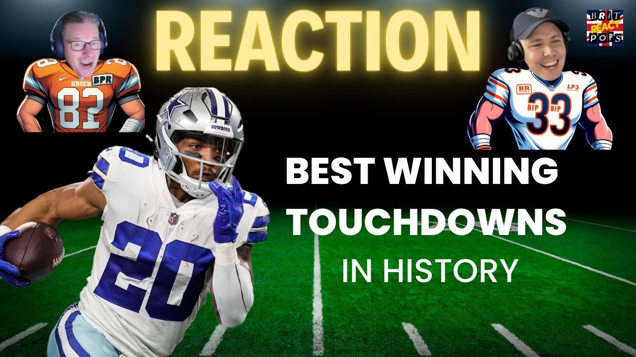 BRITS DADS REACT to The Best Winning Touchdowns in NFL History FIRST TIME WATCHING