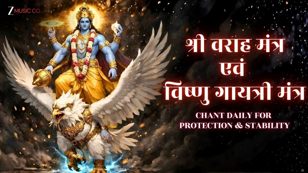 Shri Varaha Mantra & Vishnu Gayatri Mantra | Powerful Combo | Chant Daily For Protection & Stability