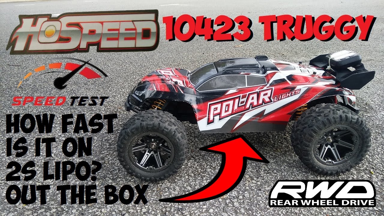 Тест скорости HoSpeed ​​HS10423 Truggy — какова его скорость на 2S?
