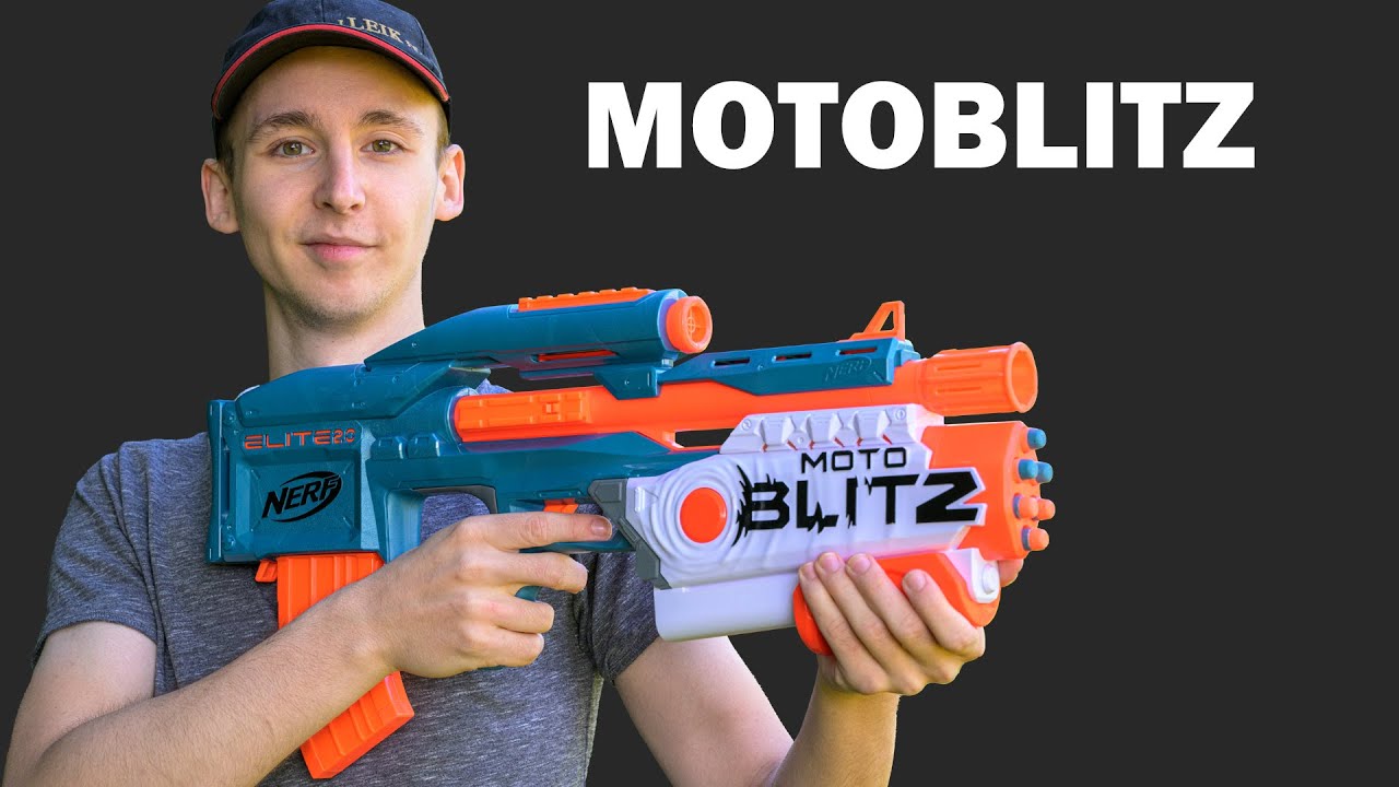 Nerf Elite 2.0 Motoblitz - Unboxing, Review & Test | MagicBiber [deutsch]