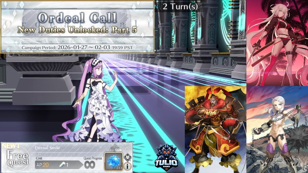 [Fate GO NA] Ethernal Smile | Ordeal Call: Bleached Earth