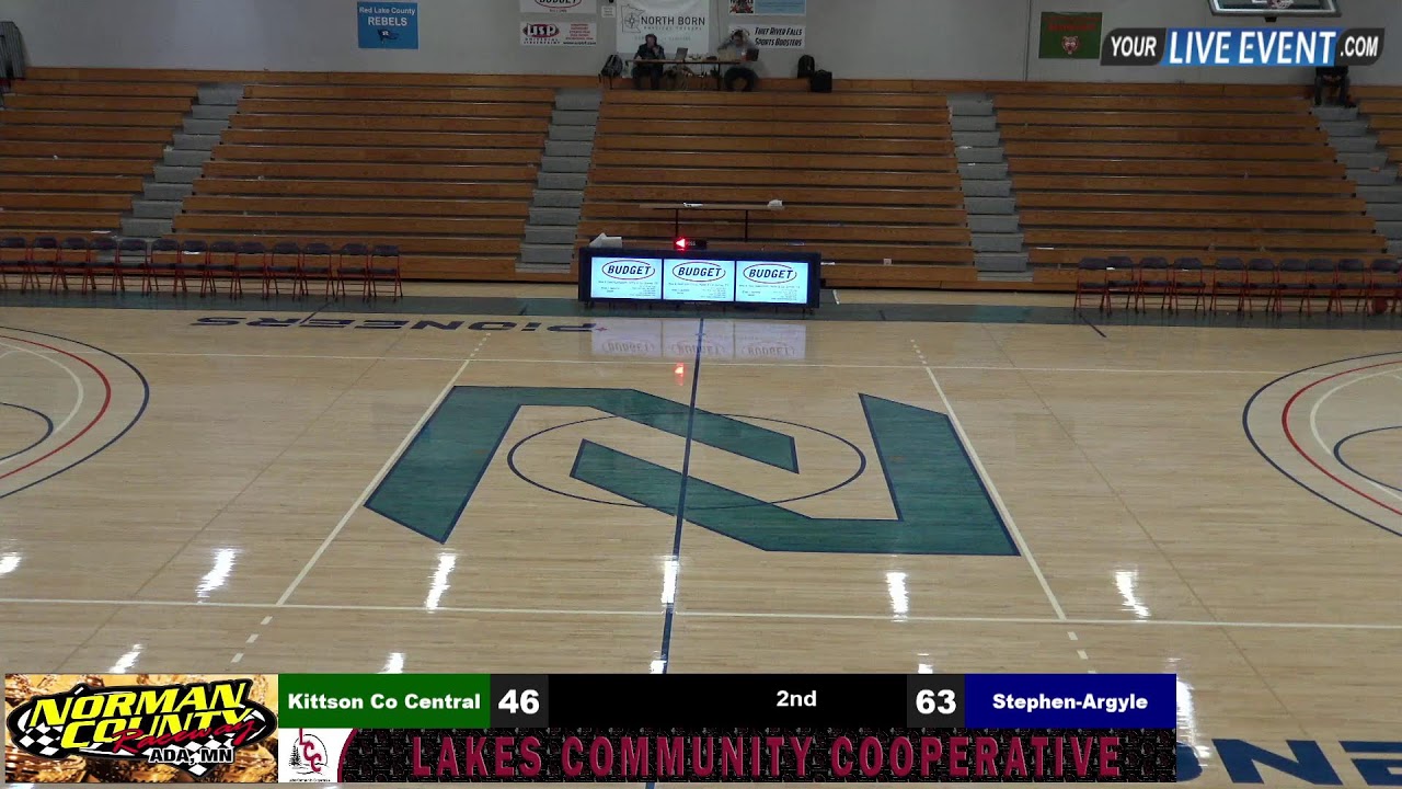 Kittson County Central vs Stephen-Argyle Central - Section 8A Boys Basketball Tournament