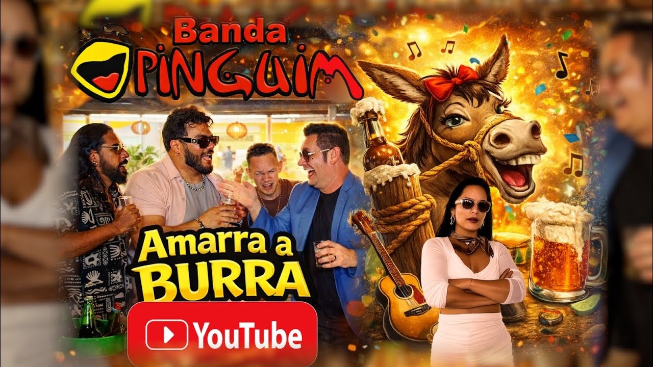 Banda Pinguim - Amarra a Burra - Clipe Oficial 